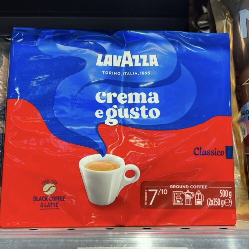 Lavazza crema e gusto, молотый, 250 гр.
